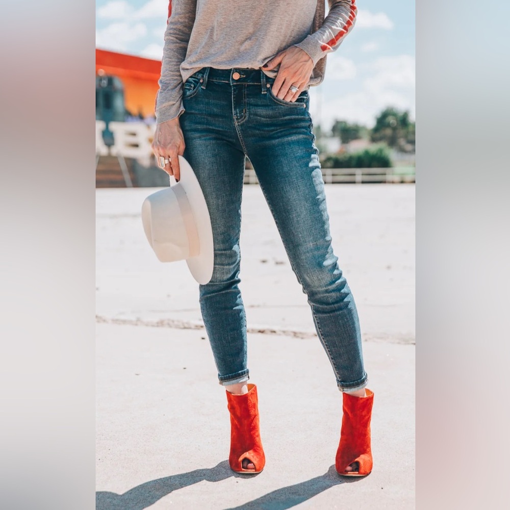 Level 99 Women's Skinny Liza Jeans in Blue